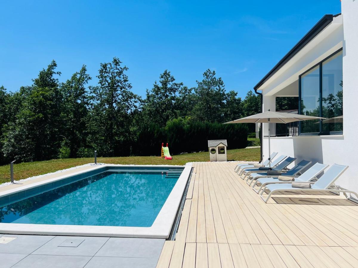 Vila Prisunca Jacuzzi & Swimming Pool Pazin Buitenkant foto